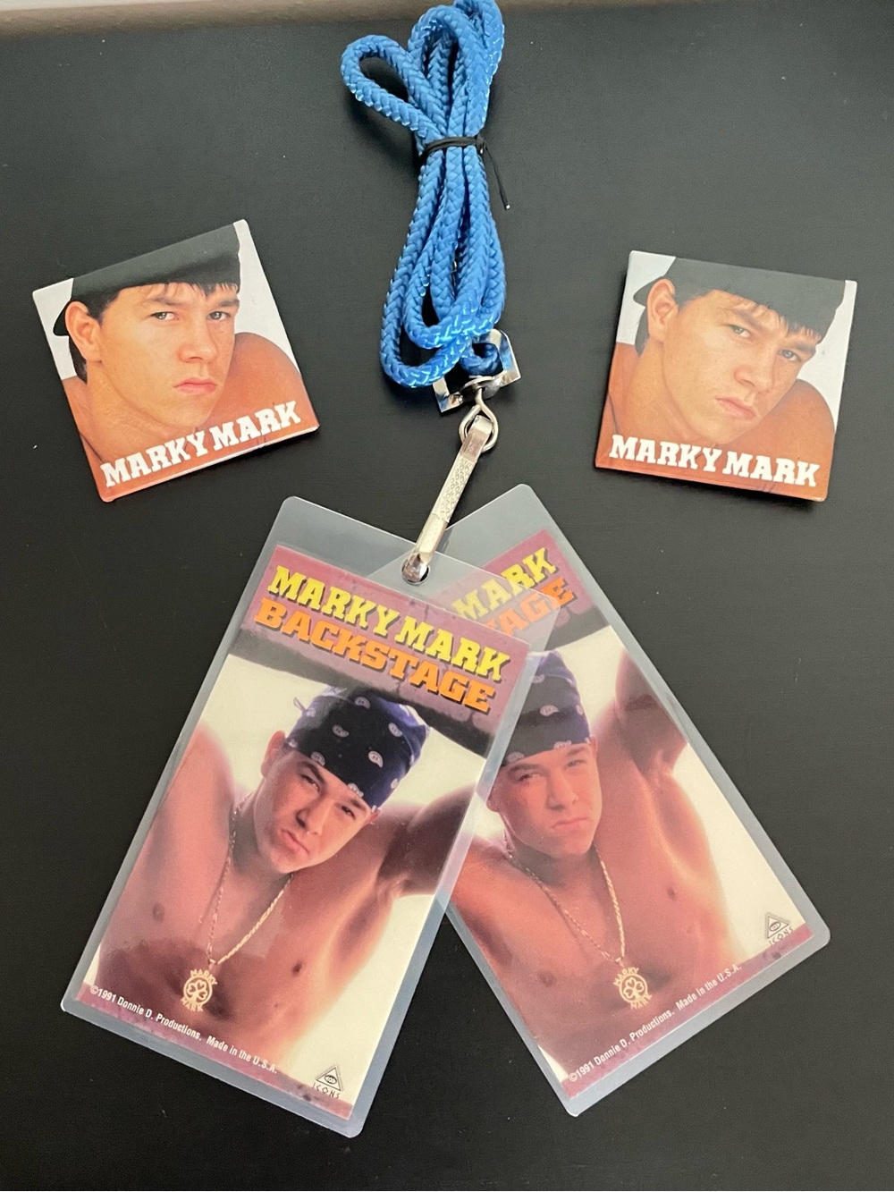 Marky Mark and the Funky Bunch VIP Lanyard and Pins